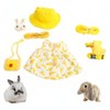2-Piece Bunny Set Adjustable Rabbit Harness & Leash – Escape-Proof