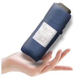 Rain Umbrella, Women's, Men's, Ribs, 21.7 inches (55 cm), 5 Levels, Mini, Palm Size, Thin, Compact, Lightweight, Aluminum, Durable, Fiberglass, Portable, Convenient, Travel, School, Stylish, Solid