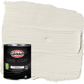 Glidden Interior Paint + Primer: Greige/Hourglass, One Coat, Semi-Gloss, 1-Quart