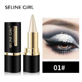 MISS ROSE 2 Pcs Black Gel Eyeliner Pencil Set ，Eye Liner Waterproof Smudge Proof ，Cat Eye Makeup Stencil，Eye Black Smokey Eyeshadow Palette Stick - Color: 01