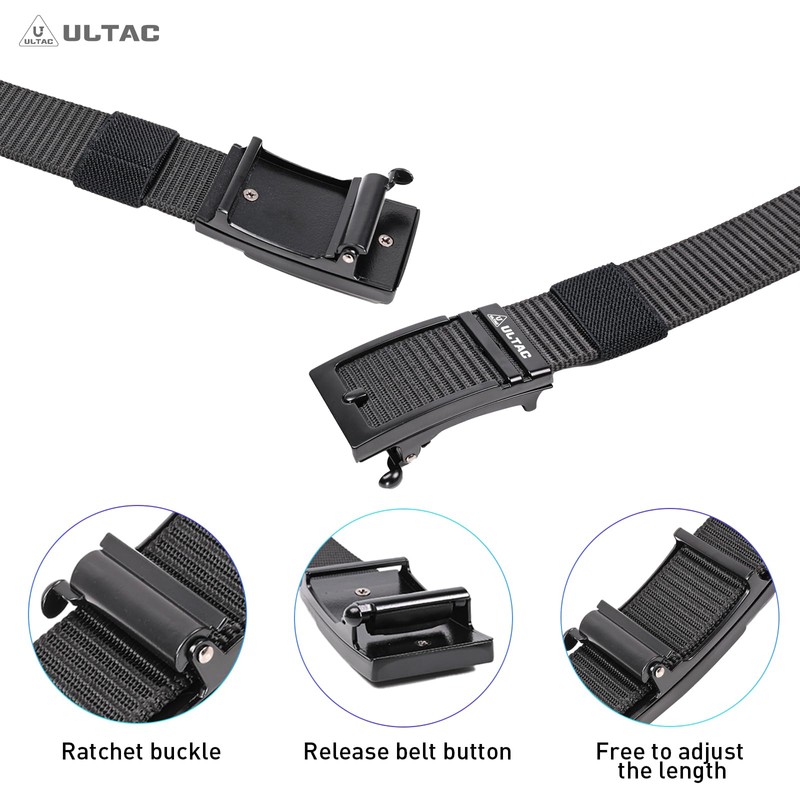 Concealed Carry Belt for Men,Ratchet Tactical Gun Belt-Nylon EDC CCW