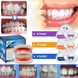 3 Stage Dental Orthodontic Teeth Corrector Braces Tooth Retainer Straighten Set