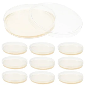 Agar Plates Petri Dishes: 10PCS Science Petri Dishes Petri Nutrient Plates, Prepoured Agar Science Kit with Agar (LB) Petri Dishes with Agar