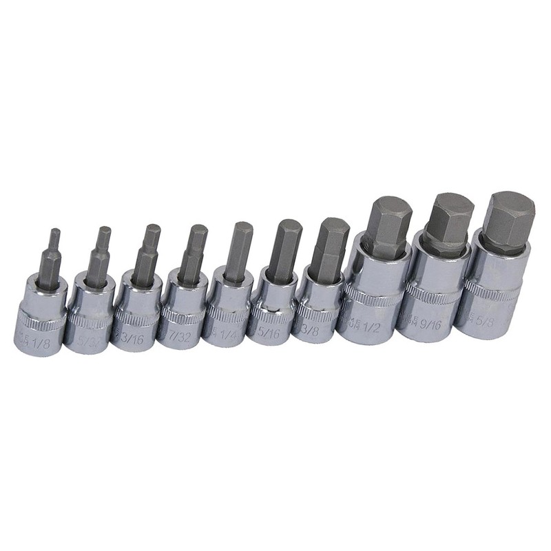 Dapetz ® Drive Hex Bit Socket Set 3/8" 1/2" Allen