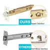 ACEPLANET 5" Backset Entry Door Latch with Keyed Diff. Knobset,