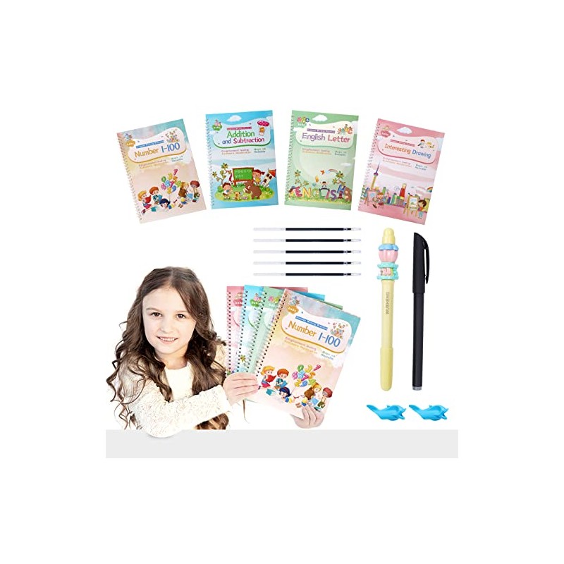 Magical Handwriting Workbooks Handwriting Practice Magic Copybook, Handwriting Aid Magic