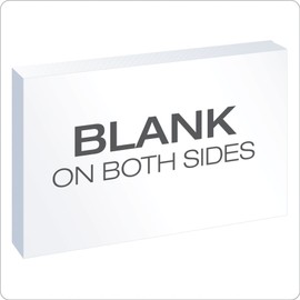 Oxford Blank Index Cards, 4" x 6", White, 100/Pack