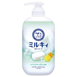 Milky Body Soap, Citrus Soap with Pump, 16.9 fl oz (500 ml)