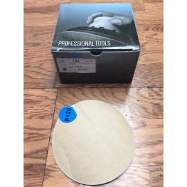 Safer 5" Silicon Carbide PSA Sand Paper 120 Grit, Pack of 50