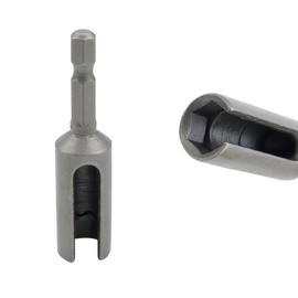 Rannb Slotted Extension Driver Bit,2.55-Inch/65mm Long,0.39"/10mm Hex Nut Socket,1/4-Inch Driver - 1pcs