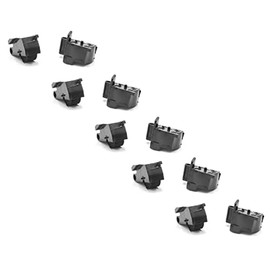 vhbw 10x Ink Roller Black Compatible with Texas Instruments E-2005, TI 5045SVC Cash Register, Calculator