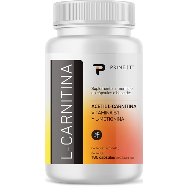 Carnitina 180 cápsulas con 240 mg de ACETIL L CARNITINA de fácil digestión