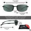 proSPORT BIFOCAL Wrap Around Sport Sunglasses +1.25 Smoke Lens Black