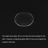 sourcing map 8 Pack 27 mm Crystal Lens Single Dome