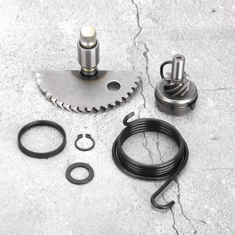 Kickstarter Gear Assembly, Kickstarter Kit, Kick Starter Shaft, Aluminum Kick
