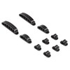 Hama Cable Fastener Easy Clip, Black, 10 Pieces