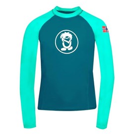 Trollkids Kids Kvalvika Shirt, Dark mint, 140