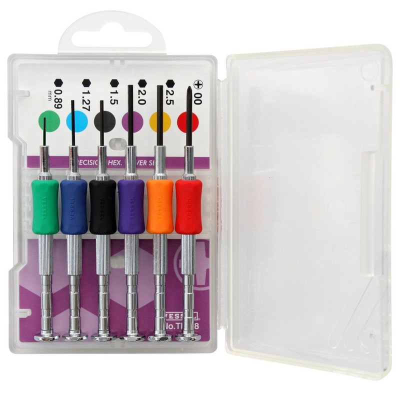 VESSEL Precision Screwdriver Set TD-58 / H0.89, H1.27, H1.5, H2.0,