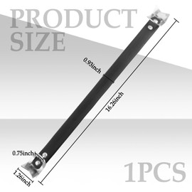 CXCCOI 14" Universal Car Battery Carrier, Heavy Duty Battery Lifting Strap, Black, Fits Top & Side Post Batteries, Up to 99lb