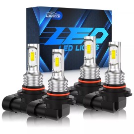 AUIMSOCO For Chevy Express 1500 2500 3500 LED Headlight Kit 9005 9006 High Low Beam Bulbs