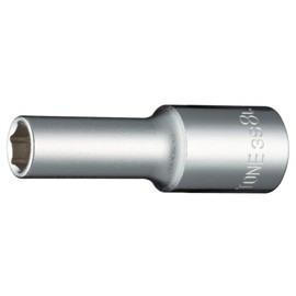 Tone HP3S-08L Deep Socket (6 Angle) 0.3 inch (9.5 mm) Drive Angle (3/8 mm), Double Side Width 0.3 inches (08 mm)