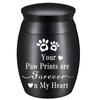 CREATCABIN Dog Urn Mini Memorial Pet Ashes Small Keepsake Waterproof