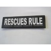 Rescues Rule (Small) Package of 2 Julius-K9 Labels for Harness
