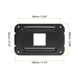 PATIKIL AM4 Backplane CPU Cooling Bracket Heatsink Bracket Cooling Mounting Seat Plate Durable with 4 Screws Black for AM4 Motherboard Socket