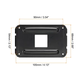 PATIKIL AM4 Backplane CPU Cooling Bracket Heatsink Bracket Cooling Mounting Seat Plate Durable with 4 Screws Black for AM4 Motherboard Socket
