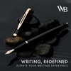 Wordsworth & Black Fountain Pen Set, 18K Gilded Medium Nib,