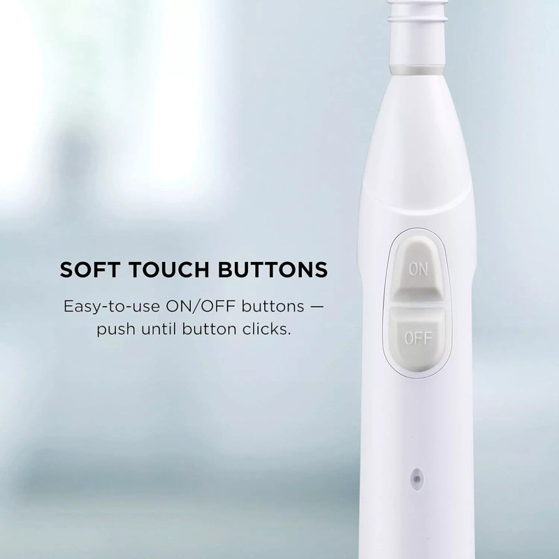 Interplak Opticlean Power Plaque Remover Rechargeable Toothbrush 2 Brush Heads