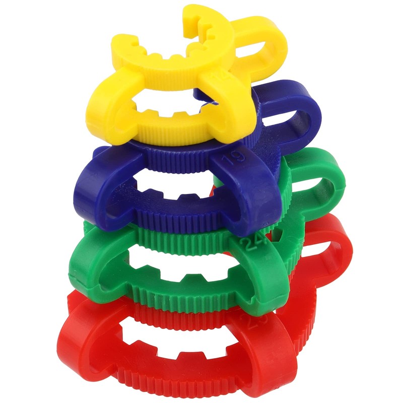 JEUIHAU 32 PCS Plastic Keck Clips, Keck Clamp, Plastic Joint