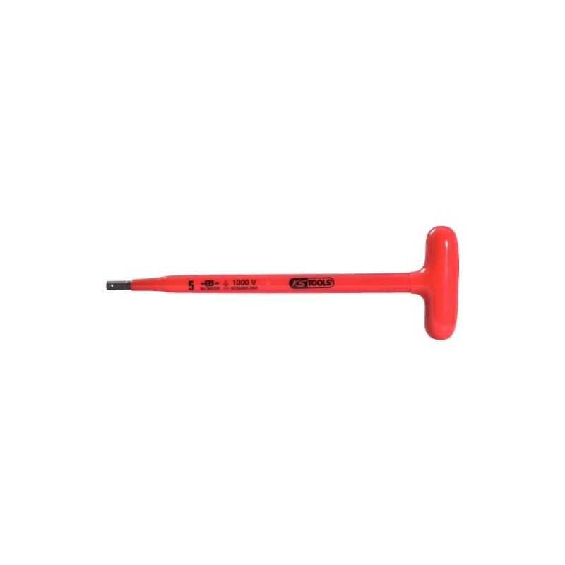 KS Tools 117.1684 VDE T-grip hex box spanner, 6x200mm