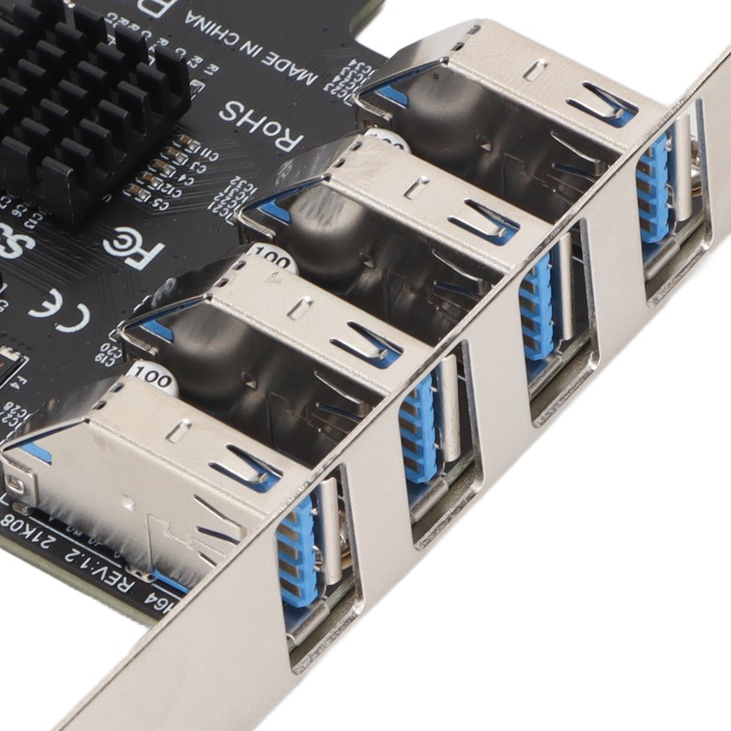USB 3.0 PCIE Expansion Card PH64 2U/4U VL805 Chip 5Gbps