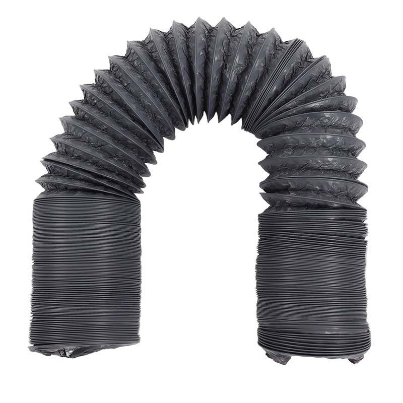 Flexible Aluminum Ducting Duct 1m Length with Clamp for Ventilation