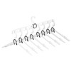Folding Hangers Plastic Anti Slip Multifunctional Portable Travel Hangers Clothes