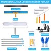 Self Leveling Cement Tool Kit-Epoxy Floor Tools Includes 21.5-67" Adjustable