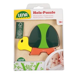 SIMM Spielwaren Lena 32063 - Tortoise Wooden Puzzle