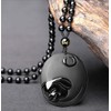 c1lint7785631 Women's Necklaces Men's Necklaces Natural Obsidian Chinese 12 Zodiac