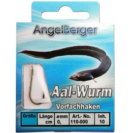 Angel Berger Leader Hook Tied Hooks (Eel / Worm Size 8 0.30 mm)