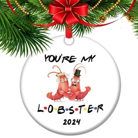 You are My Lobster - Funny Couple Lovers Ornament, Christmas Wedding Shower Boyfriend Girlfriend Anniversary Husband Wife