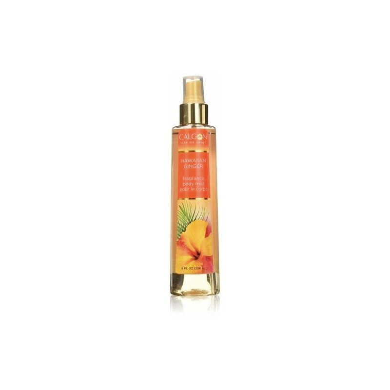 Calgon Fragrance Body Mist Spray Refreshing Clean Hawaiian Ginger Scent