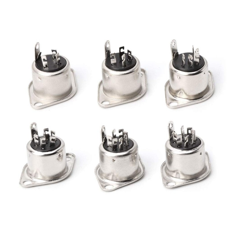 Dabixx 10 x MIDI Cable Connector DIN to Female Socket