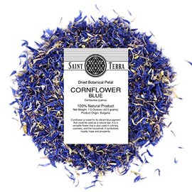 Saint Terra Dried Cornflower Blue Petals, 1.5 Ounces