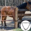 Bettinay 2 PCS 60 cm Metal Chain Lock, Gate Chains