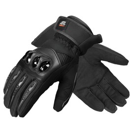 KEMIMOTO Winter Motorcycle Gloves, Waterproof Thermal Touchscreen Men Women