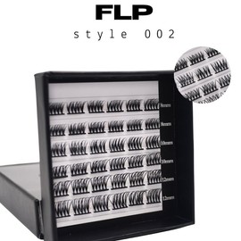 FLP - STYLE 002 - Hybrid Look - CC Curl DIY Eyelash Extension - Lash Extension Clusters - Specification: 8-10mm - Shortie