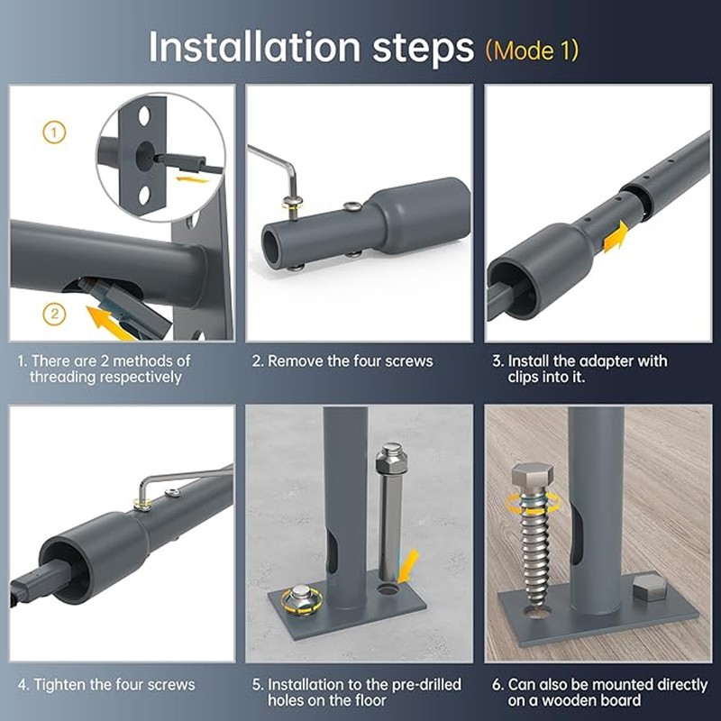 Roof Pivot Mount HY WT6003 Long Arm Standard Actuated Dish