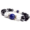 STONE KITCHEN Men’s Power Stone Bracelet, Lapis Lazuli, Hematite, Matte