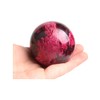 Acxico 1Pcs Peach Blossom Stone Jade Ball Crystal Sphere Healing